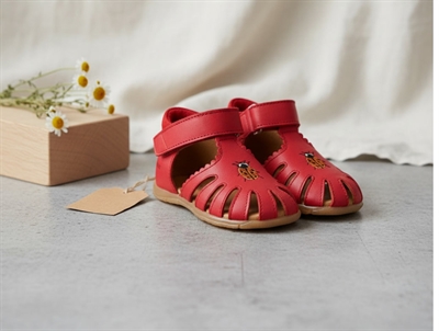 Angulus rose weather embroidery sandal