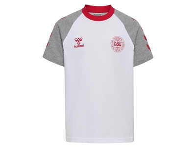 Hummel t-shirt grey melange with sportswear logo