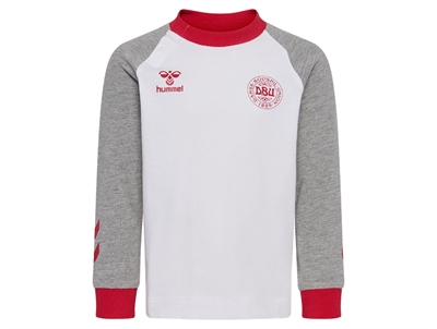 Hummel t-shirt grey melange with sportswear logo