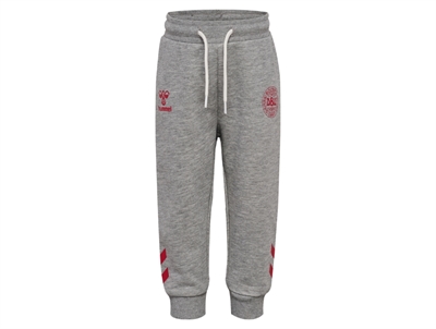 Hummel t-shirt grey melange with sportswear logo