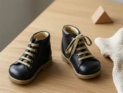 Angulus black shoes with laces