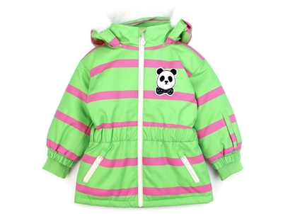 Mini Rodini green penguin parka winter jacket