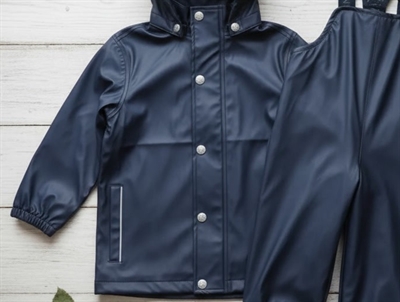 En Fant rainwear pants and jacket blue night