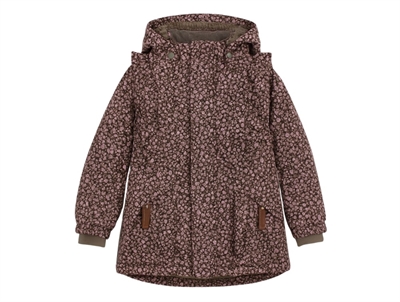 En Fant winter jacket coffee bean flower