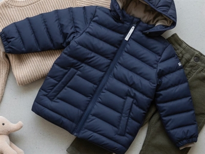 En Fant parisian night rubber winter jacket