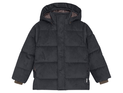 En Fant puffer winter jacket ebony in corduroy