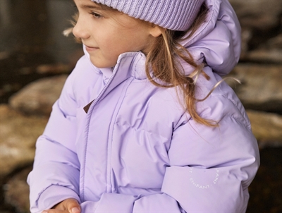 En Fant winter jacket lavender quilted