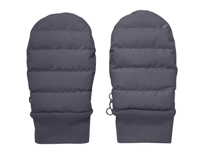 En Fant mittens ebony with rib edge