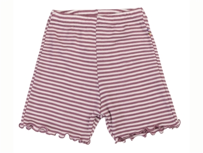 Joha heather wool/silk shorts with stripes