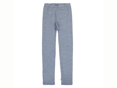 Joha blue striped wool/silk leggings