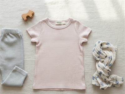 MarMar evening sun stripe top Tago fine rib modal