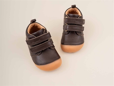 Bisgaard Carter pre-walker shoes cognac with velcro