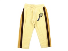 Mini Rodini yellow tennis terry pants