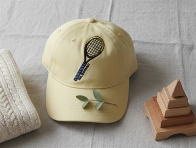 Mini Rodini yellow tennis cap