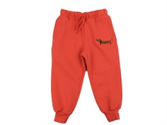 Mini Rodini red dog sweatpants