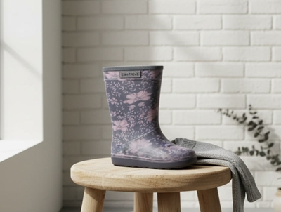En Fant rubber boot blue nights flower