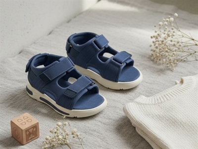 En Fant sandal blue with light-up sole  