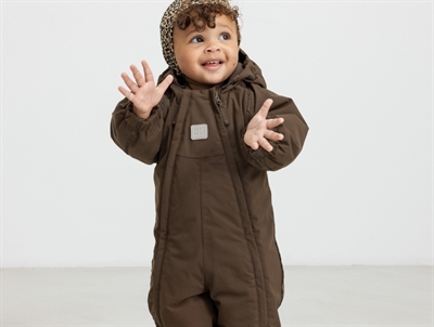 MarMar Oriel snowsuit deep choco with double zipper