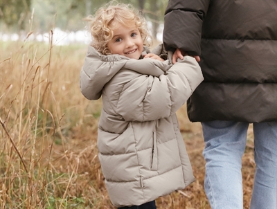 MarMar Omega puffer jacket moon rock with detachable hood