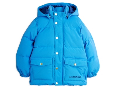 Mini Rodini pink winter flowers city puffer winter jacket