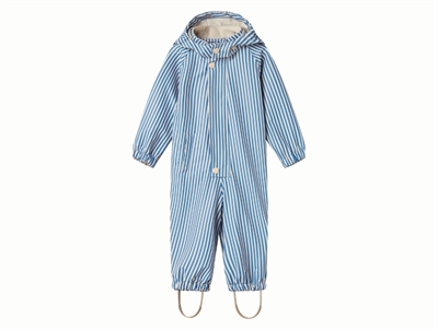 MarMar Oddy rain set brown with vertical stripes