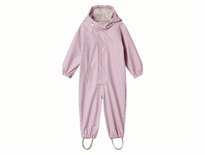 MarMar Oddy rain set brown with vertical stripes