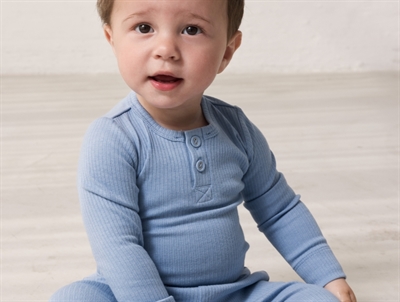 MarMar body blue iris i modal med rib og knapper