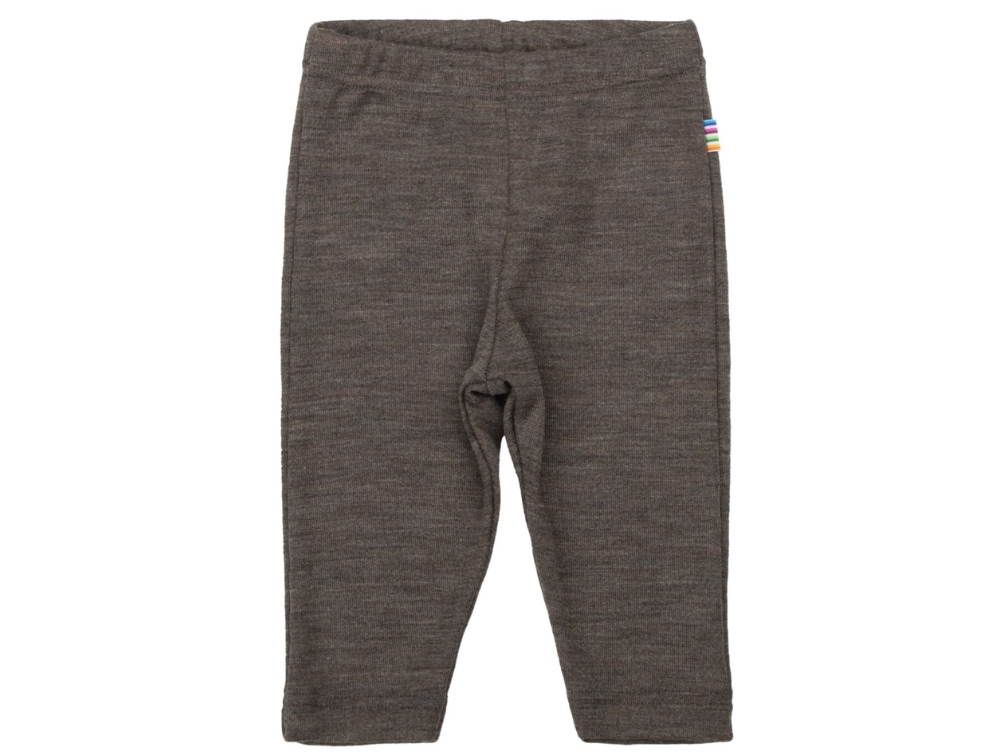Joha grey stripe leggings merino wool/silk