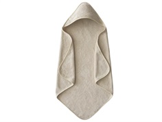 Mushie fog hooded towel