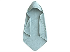 Mushie sea mist hooded towel