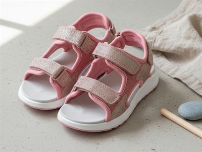 Viking Anchor sandal pink glitter  