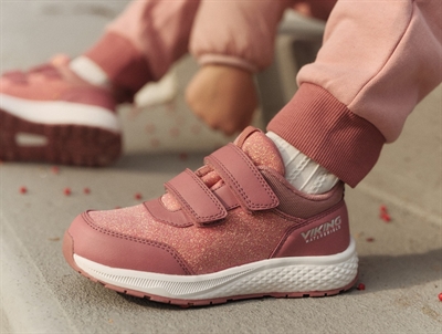 Viking Bouncy shoe pink glitter with TEX