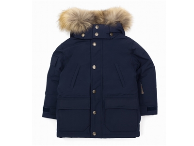 Ver de Terre winter jacket navy arctic navy with dun