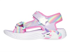 Skechers sandal dreamy with unicorn, glitter and lights  