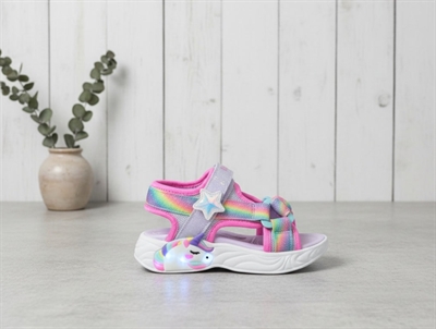 Skechers sandal dreamy with unicorn, glitter and lights  