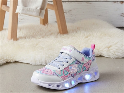 Skechers sneakers blue with mermaid and lights