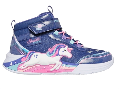 Skechers sneakers lavender multicolor with unicorn and lights