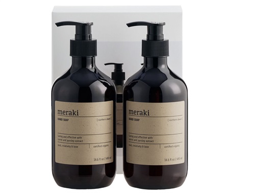 Meraki northern dawn hand care gift box 2 x 490ml