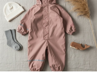 CeLaVi rainsuit burlwood with fleece lining