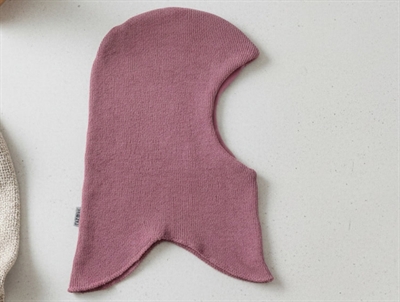 CeLaVi mellow mauve melange wool/cotton balaclava