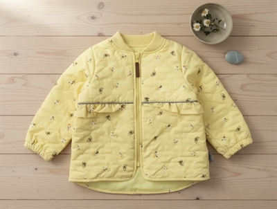 CeLaVi sundress thermal jacket flowers and bees