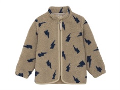 CeLaVi navy fleece sweater