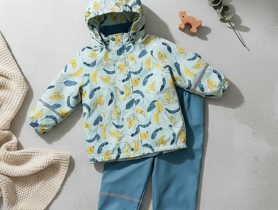 CeLaVi rainwear blue with bananas  