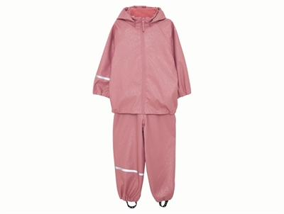 CeLaVi rain set brick dust with fleece lining and horse print