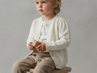 FUB cardigan ecru cotton