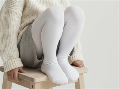MP tights white cotton