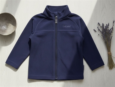 CeLaVi navy fleece sweater