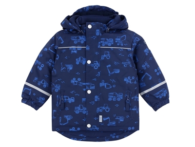 CeLaVi pageant blue printed winter jacket