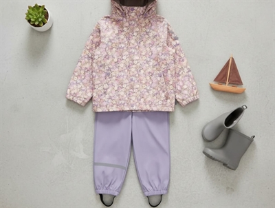 Mikk-line rainwear pants and jacket dusk