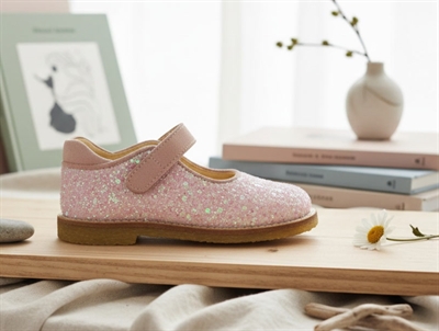 Angulus rosa toddler shoe glitter